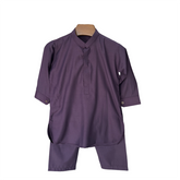 Purple Kurta Shalwar Set